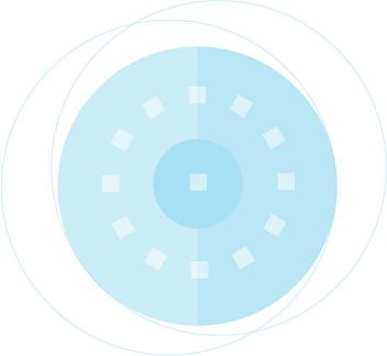 Brust Icon 2 blau