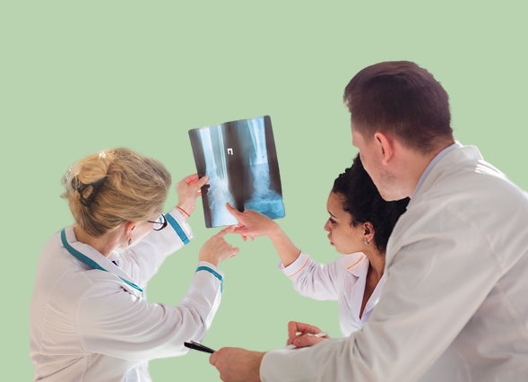 Teaser Behandlung von Knochenmetastasen grün eckig