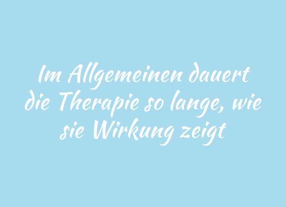 Teaser Zielgerichtete Therapie Ablauf der Behandlung blau