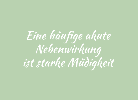 Teaser Verträglichkeit und Nebenwirkungen grün