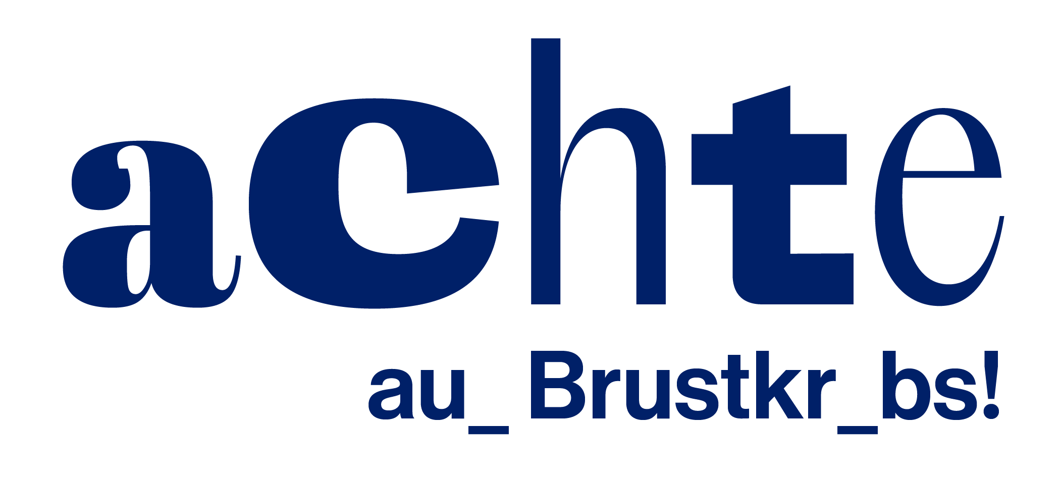 Logo - Achte auf Brustkrebs